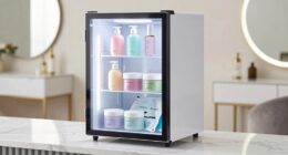 skincare storage beauty fridge