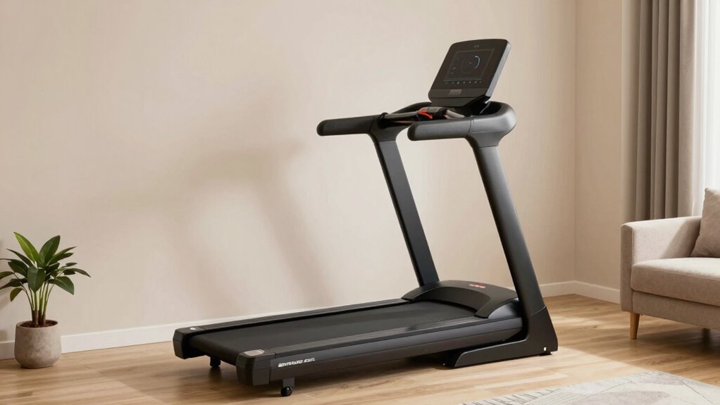 space saving folding treadmill