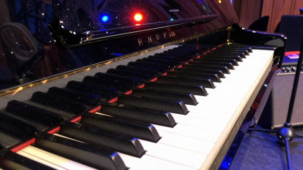 stage piano live performance