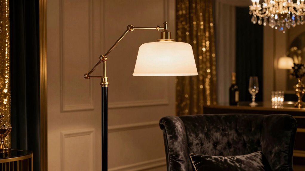 strategic glamorous lighting placement