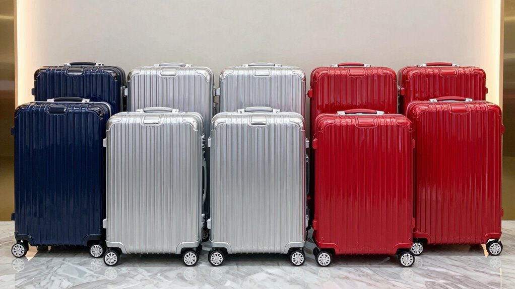 top aluminum luggage sets