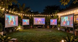 top backyard projector screens
