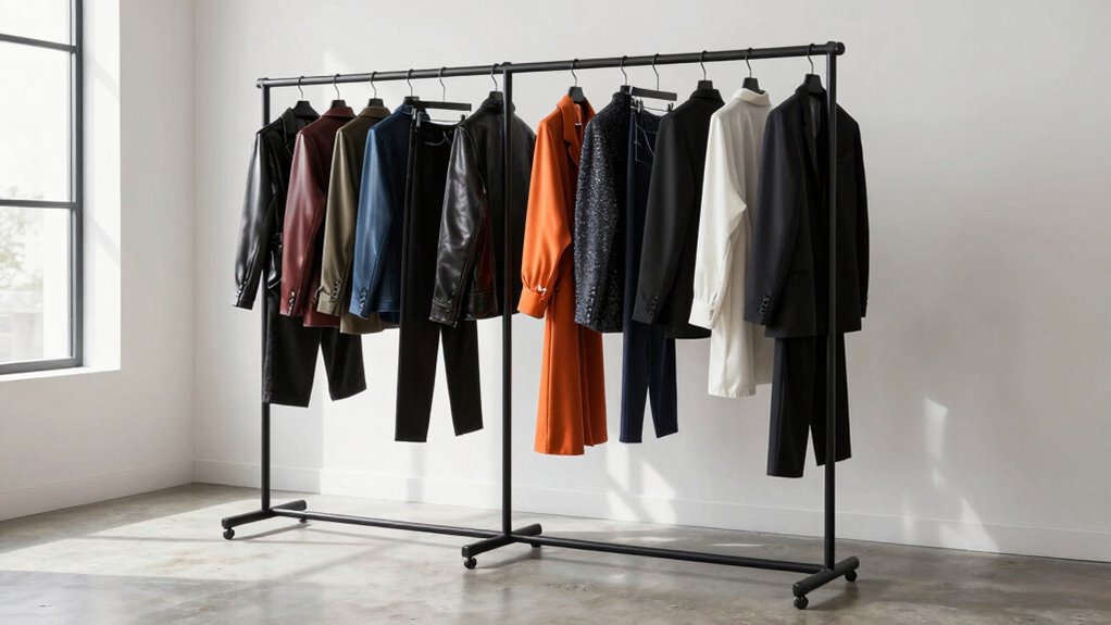 top heavy duty clothing racks