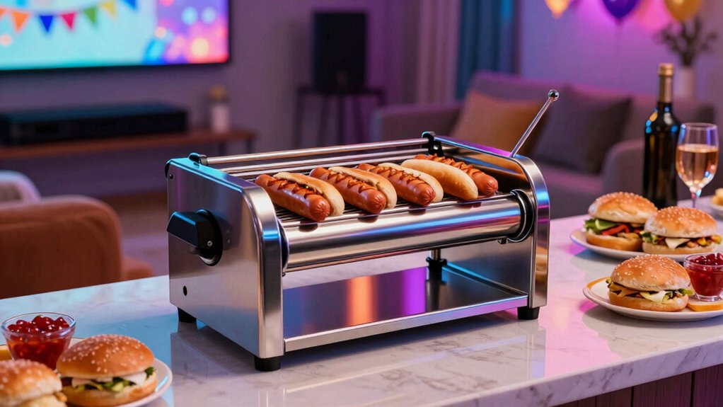 top hot dog roller machines