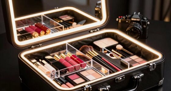 top illuminated makeup cases