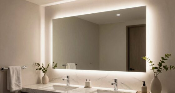 top led bathroom mirrors