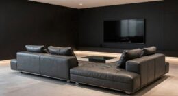 top media room sectionals
