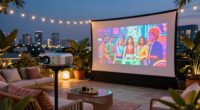 top outdoor movie projectors