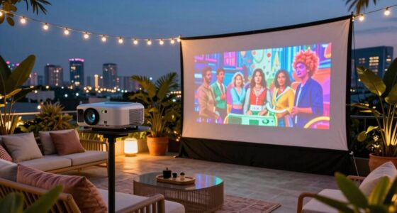 top outdoor movie projectors