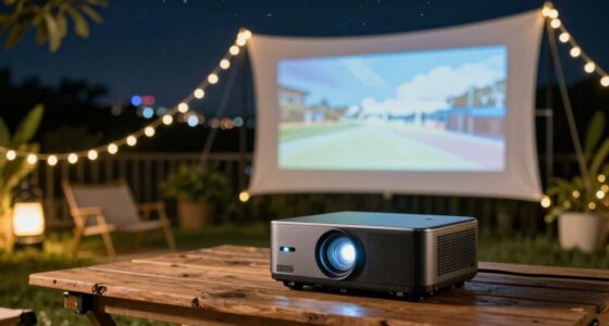 top portable outdoor projectors