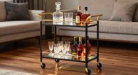 top rolling bar carts