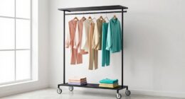 top rolling clothes racks