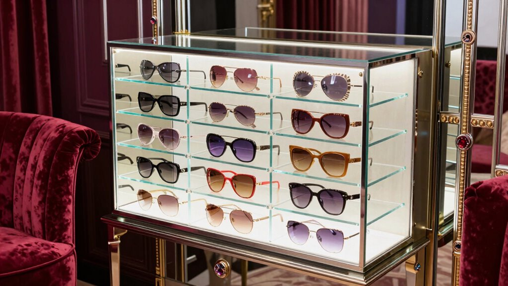 top sunglass storage cabinets