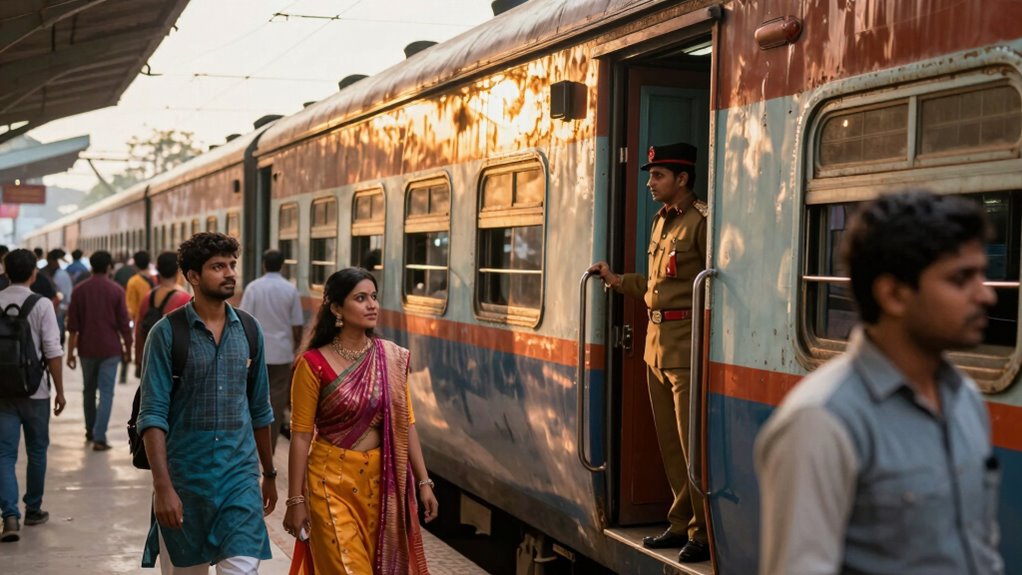 train scenes symbolize emotional change