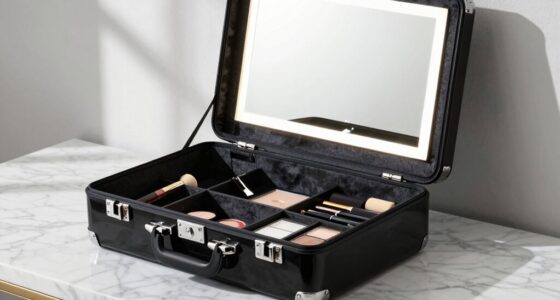 travel vanity case features