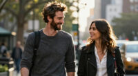 Andrew Garfield Rocks Bushy Hair and Beard as He and Girlfriend Monica Barbaro Pack on the PDA at Wimbledon