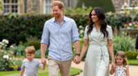 Prince Harry, Meghan and children Archie and Lilibet visit King Charles and Queen Camilla