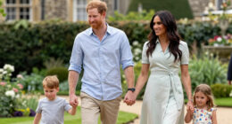 Prince Harry, Meghan and children Archie and Lilibet visit King Charles and Queen Camilla