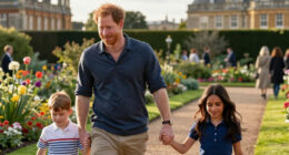 Prince Harry, Meghan and children Archie and Lilibet visit King Charles and Queen Camilla