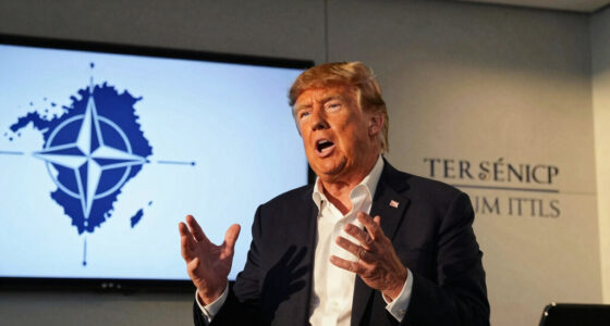 Trump renews Greenland threats at NATO summit, says U.S. could remove troops from Europe