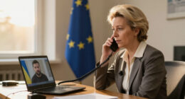 Von Der Leyen Issues Statement After Call With Zelenskyy